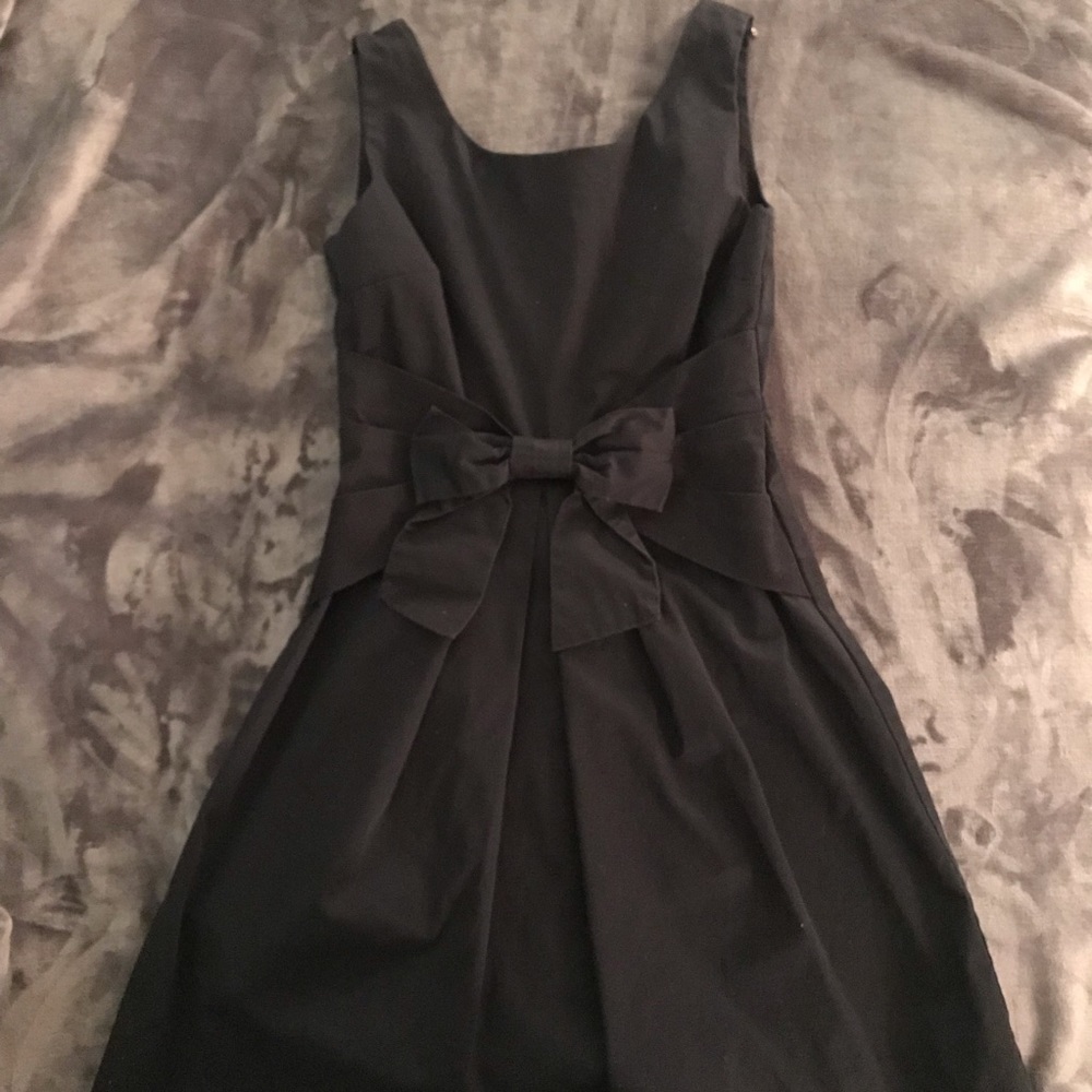 Kate Spade Black Jillian Bow Dress